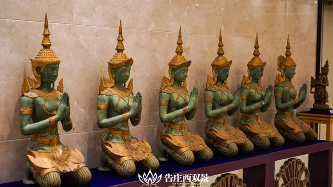 各式各樣的雕塑、傣泰民間工藝品3