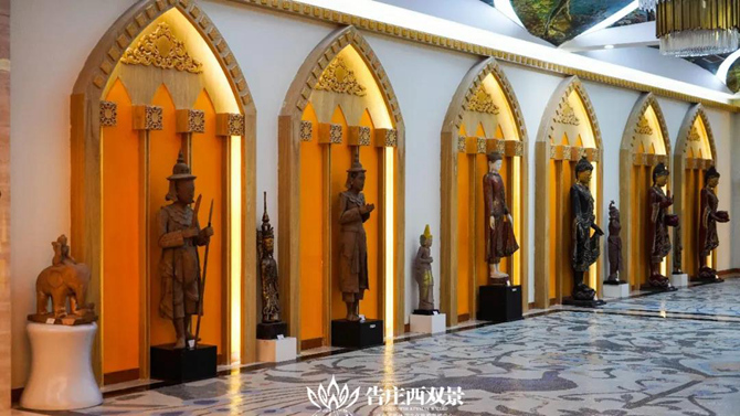 各式各樣的雕塑、傣泰民間工藝品4