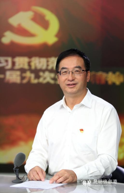 市人大常委會副主任、尋甸縣委書記何健升 昆明日報 記者李海曦 攝