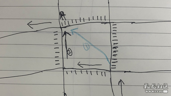 網(wǎng)友所畫示意圖