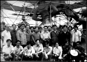 昆明重建“春城圓舞曲”雕塑