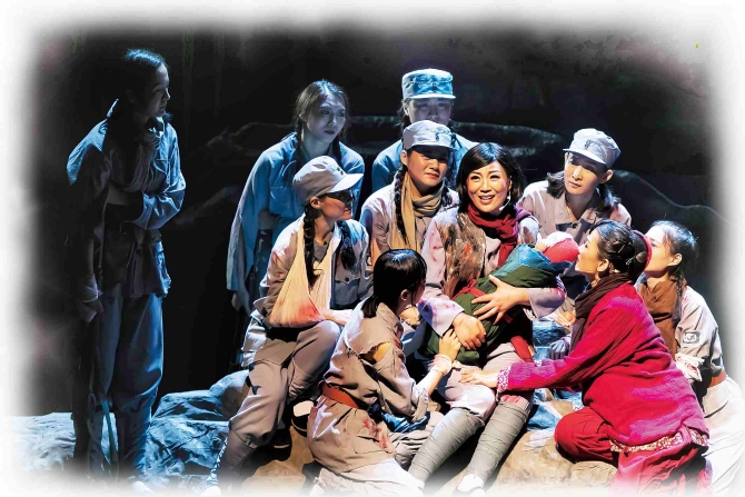 民族歌劇《沂蒙山》（臨沂版）劇照  （臨沂市文化和旅游局供圖）
