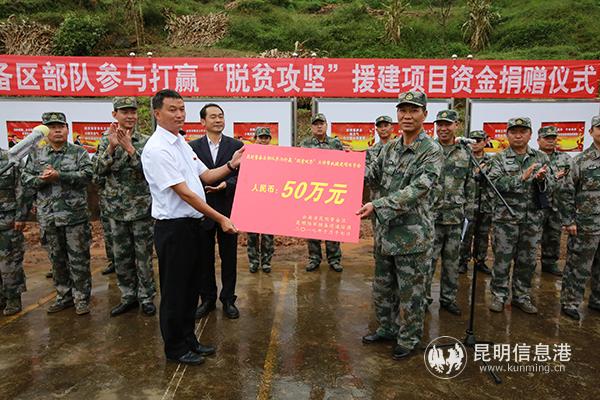 駐昆部隊(duì)參與昆明市扶貧工作