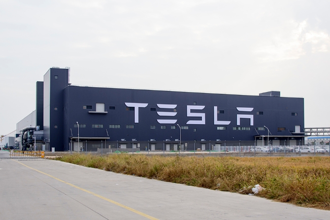 上海特斯拉超級(jí)工廠 人民視覺 資料圖