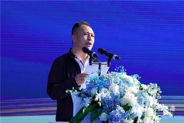 融創(chuàng)中國西南區(qū)域副總裁兼云南地產(chǎn)公司總經(jīng)理王志剛發(fā)表致辭