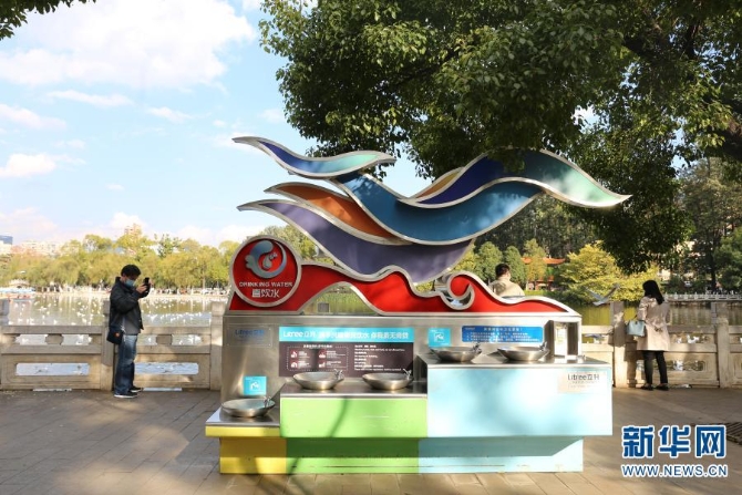 翠湖社區(qū)洗手臺（11月16日攝）。新華網 彭雪薇 攝