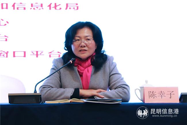 云南省工業(yè)和信息化廳企業(yè)服務(wù)體系處處長(zhǎng)陳幸子講話