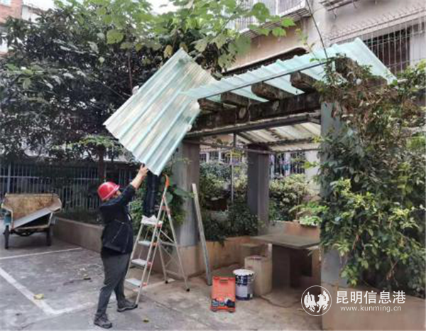 整改前的休息廳 整改前的休息廳