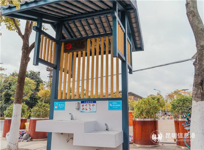 廣福路主干道旁的洗手臺(tái) 廣福路主干道旁的洗手臺(tái)