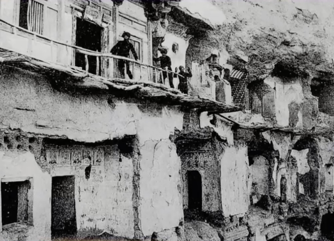 △20世紀(jì)50年代的莫高窟