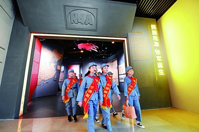 宋公堤巋然而立 新四軍精神不朽 宋公堤巋然而立 新四軍精神不朽