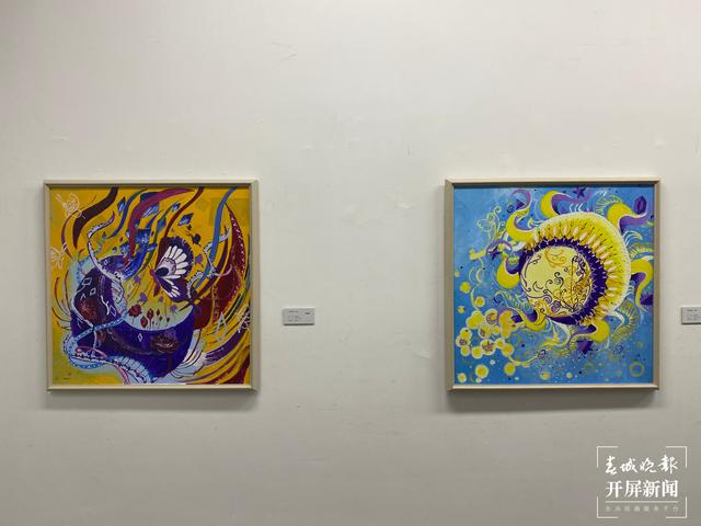 昆明12歲少年辦畫展 “吳畫不說”吳偉迪油畫展開展