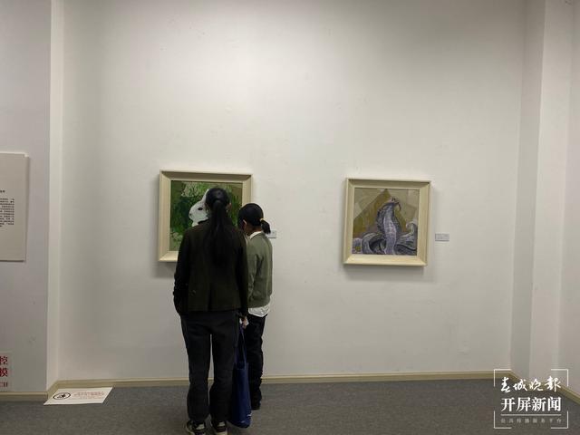 昆明12歲少年辦畫展 “吳畫不說”吳偉迪油畫展開展