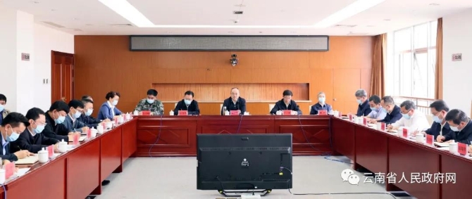 阮成發(fā)在邊境疫情防控工作視頻調(diào)度會(huì)議上強(qiáng)調(diào)：慎終如始抓好疫情防控，筑牢祖國(guó)西南安全屏障