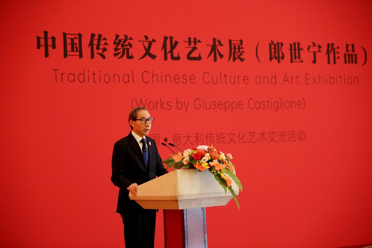 中國傳統(tǒng)文化藝術(shù)展（郎世寧作品）開幕式在京舉行2
