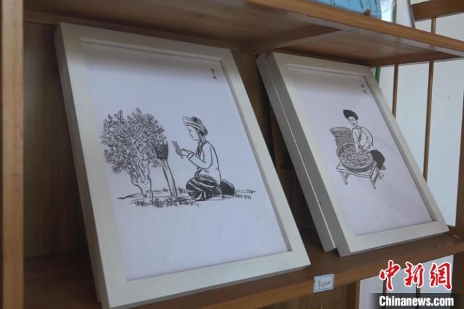 “榆木先生”的民俗漫畫作品?！埧?攝