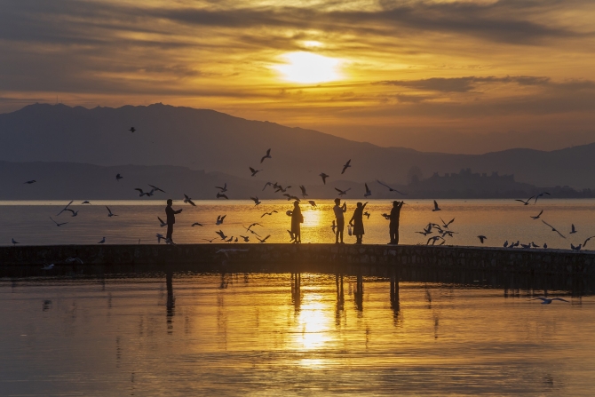 三等獎(jiǎng)《滇池晨曲》作者：晏廷昌