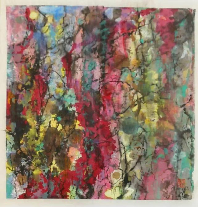 峰無坦途:李忠翔彩墨作品欣賞