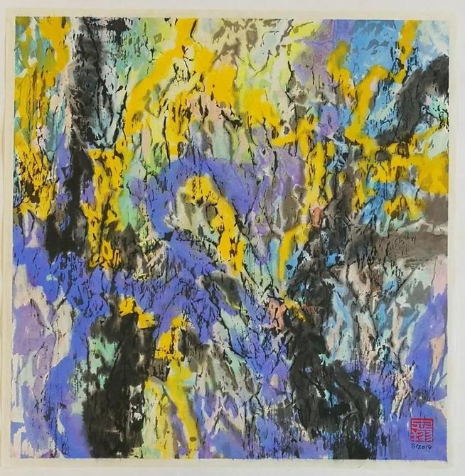 峰無坦途:李忠翔彩墨作品欣賞