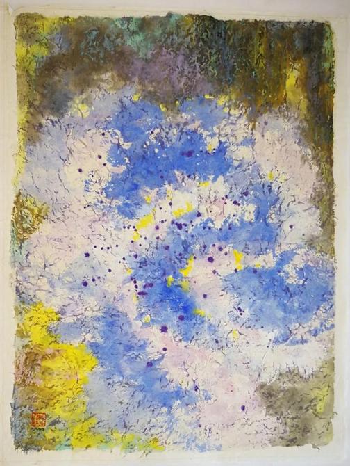 峰無坦途:李忠翔彩墨作品欣賞