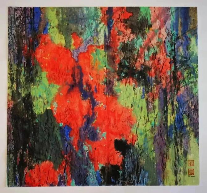 峰無坦途:李忠翔彩墨作品欣賞