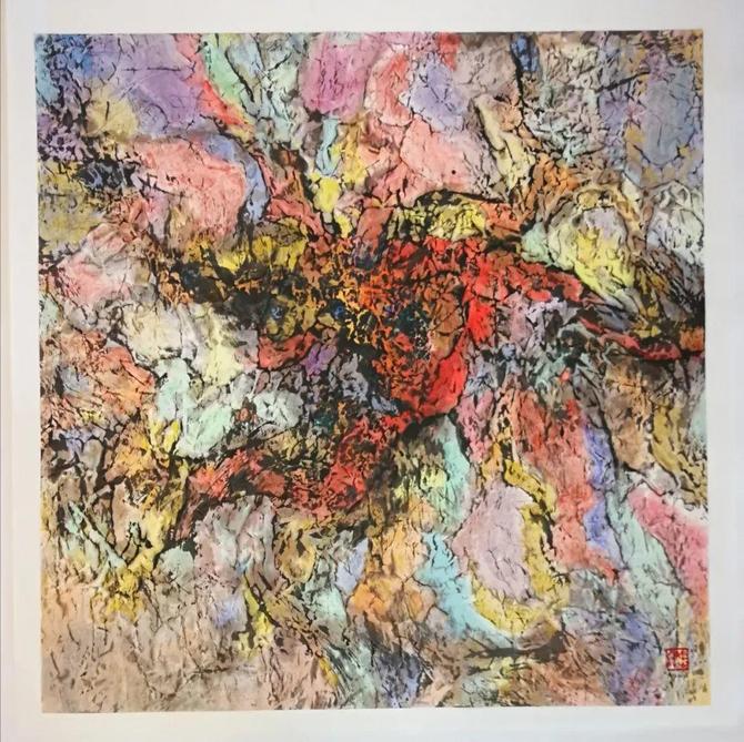 峰無坦途:李忠翔彩墨作品欣賞