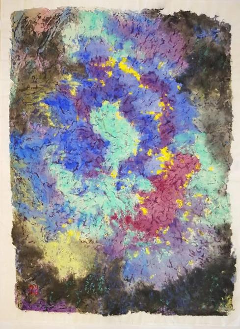 峰無坦途:李忠翔彩墨作品欣賞