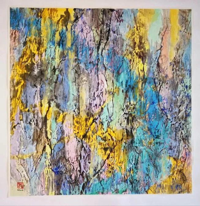 峰無坦途:李忠翔彩墨作品欣賞