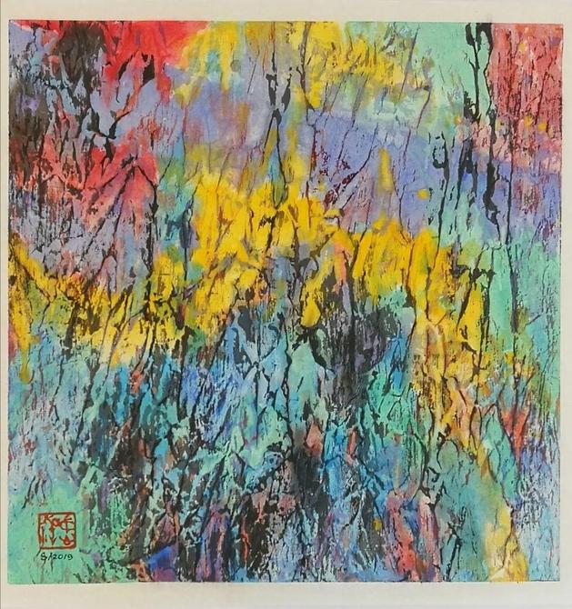 峰無坦途:李忠翔彩墨作品欣賞