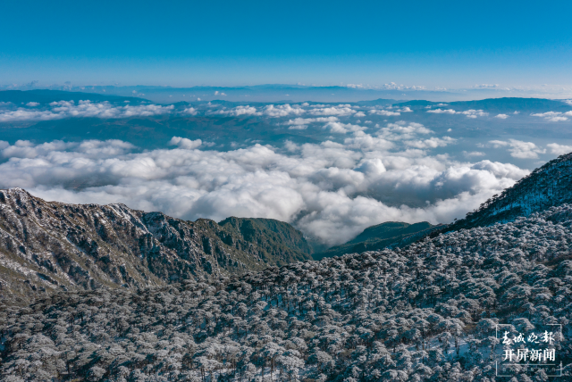 蒼山洗馬潭索道將全線停運維護，想看雪要再等幾天！ 通訊員 羅鑄 攝