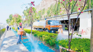 典赤路升級(jí)為寬1.5米的景觀道。供圖