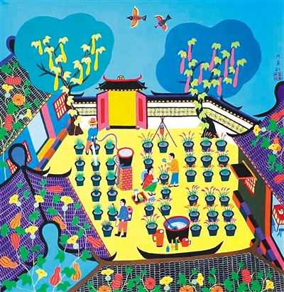 賞年畫 過(guò)大年