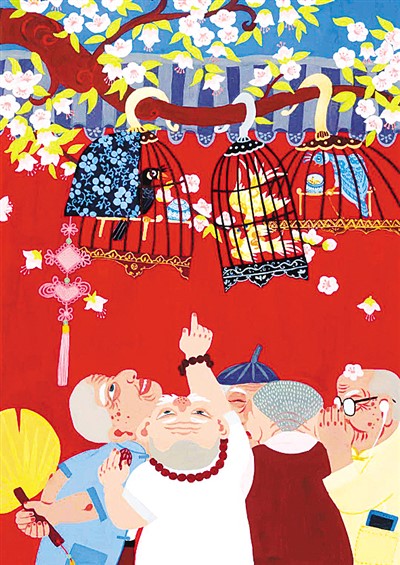 賞年畫 過(guò)大年