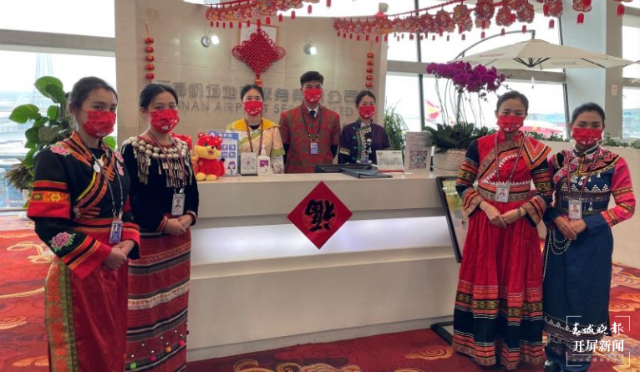 起降5273架次！春節(jié)假期云南機(jī)場(chǎng)運(yùn)送旅客52.09萬(wàn)人次 機(jī)場(chǎng)供圖