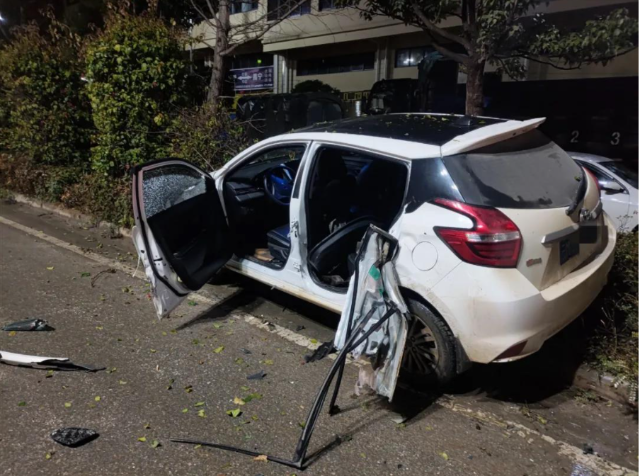 轉(zhuǎn)彎讓直行？都因為未減速觀察 兩車同責(zé)（警方供圖）