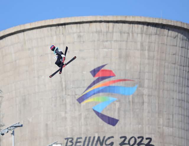 谷愛凌女子大跳臺決賽（圖據(jù)新華社）