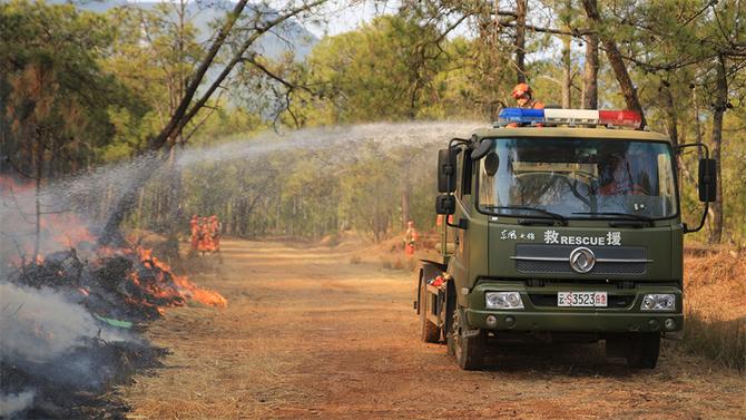 20.使用水罐消防車以水滅火