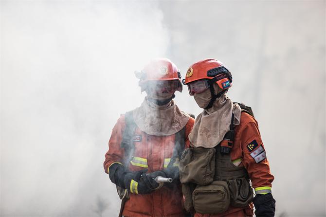 26.清理余火階段對火勢進行研判