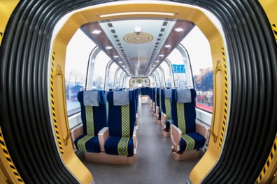 好消息！今年底，游客可乘有軌電車(chē)游覽玉龍雪山啦！（供圖）