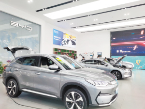 待售的新能源汽車(chē)。