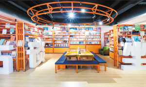 圖書(shū)館一角。云南省旅游規(guī)劃研究院供圖