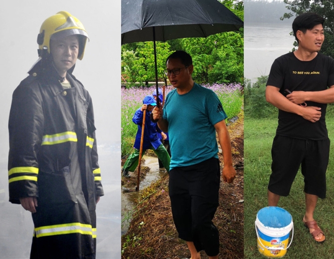 左起：陳陸、甘磊、帖克艷。