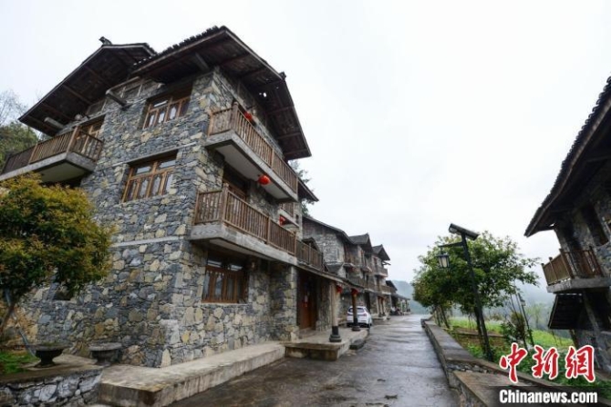 酉陽楠木灣巴渝民宿。　何蓬磊 攝