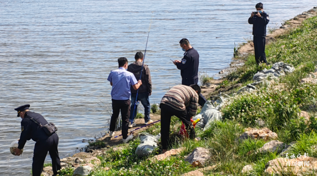 滇池草海垂釣，42根魚竿被收繳！ 張勇 通訊員 陸英 洪鑫 攝