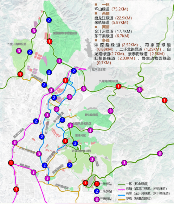 昆明盤龍區(qū)將打造150公里長(zhǎng)綠道