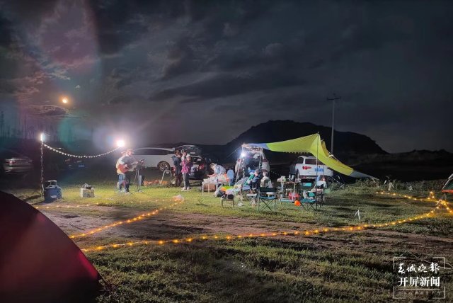 五一哪里去？沾益海峰濕地帳篷里數(shù)星星