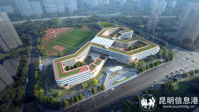 云大附中西山學(xué)校意向效果圖