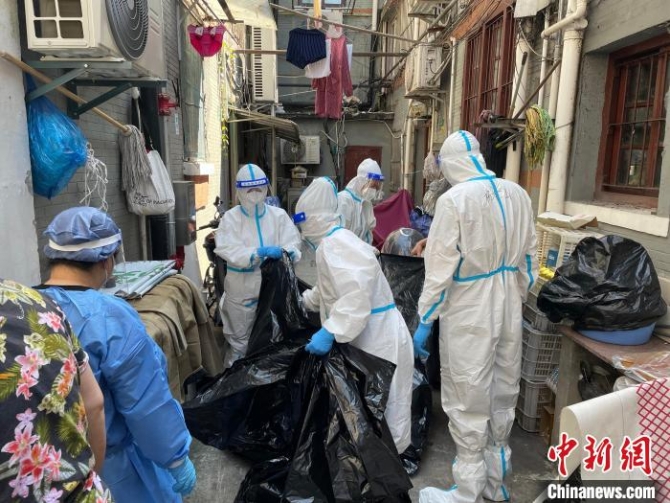 抗疫突擊隊助力一線抗疫 上海市委統(tǒng)戰(zhàn)部供圖