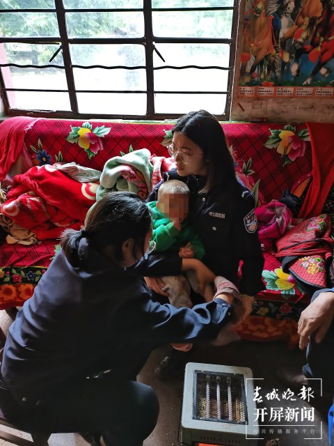 云南宣威2歲男童走失(開屏新聞記者 蔣瓊波 通訊員 呂林彥 攝)