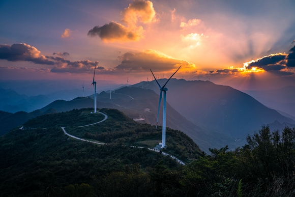 風(fēng)電產(chǎn)業(yè)。奉節(jié)縣委宣傳部供圖